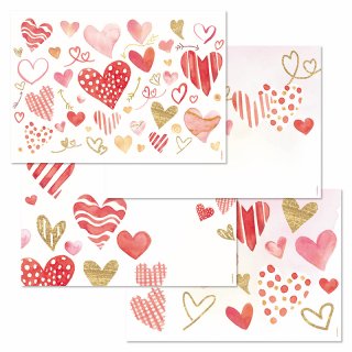 Papiertischsets LOVE